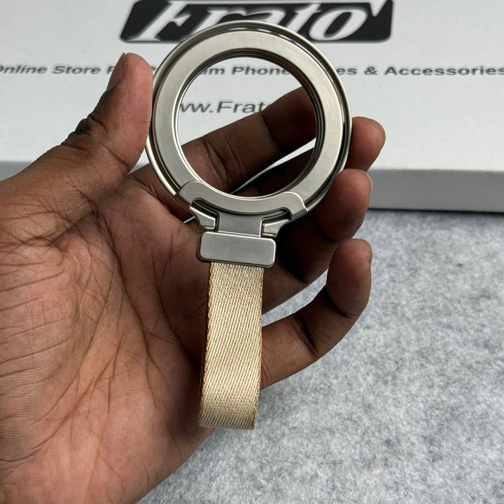 Magnetic Foldable Finger Ring Hanging Rope Holder Rotatable Phone Stand