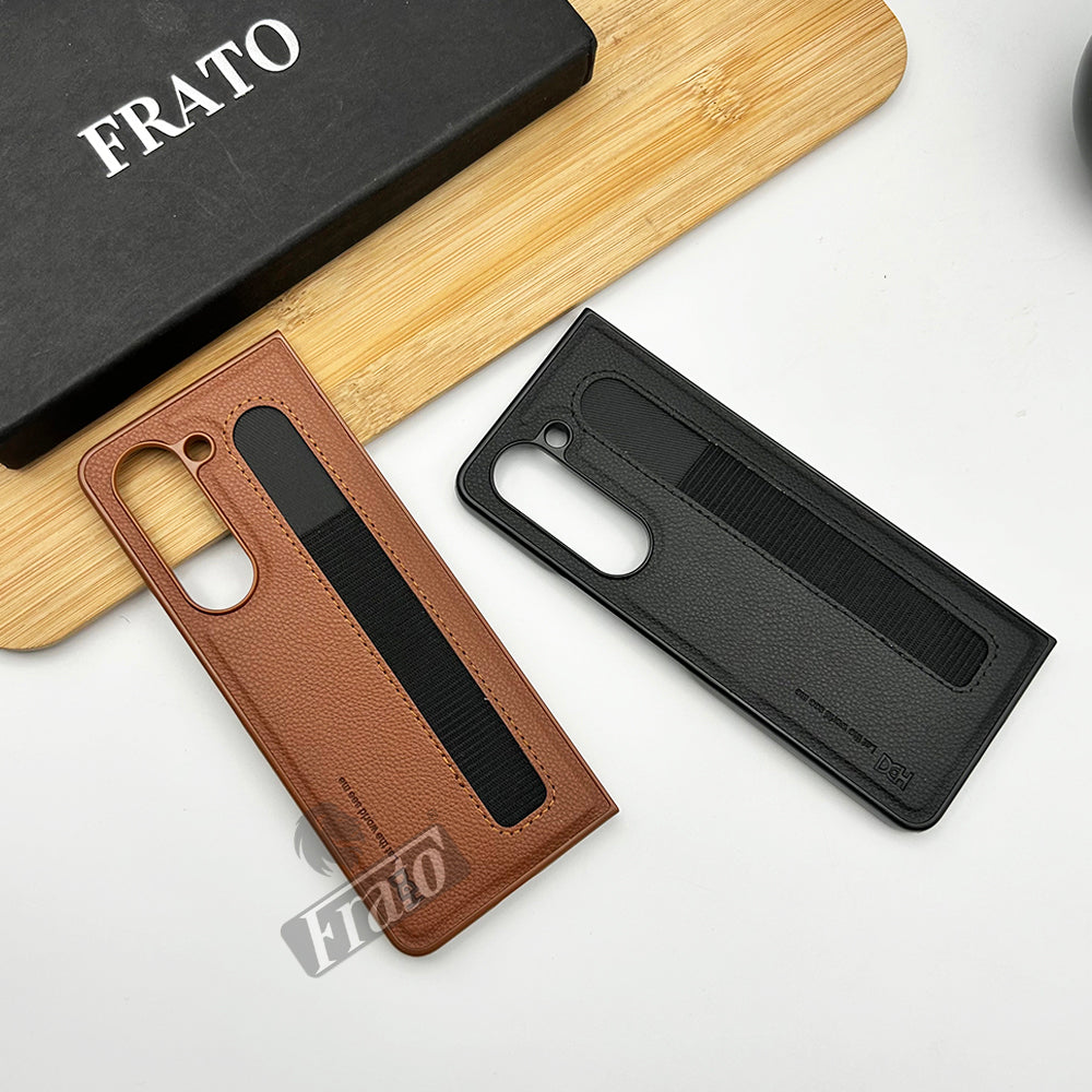 Samsung Galaxy Z Fold PU Leather Case Cover With S Pen Slot