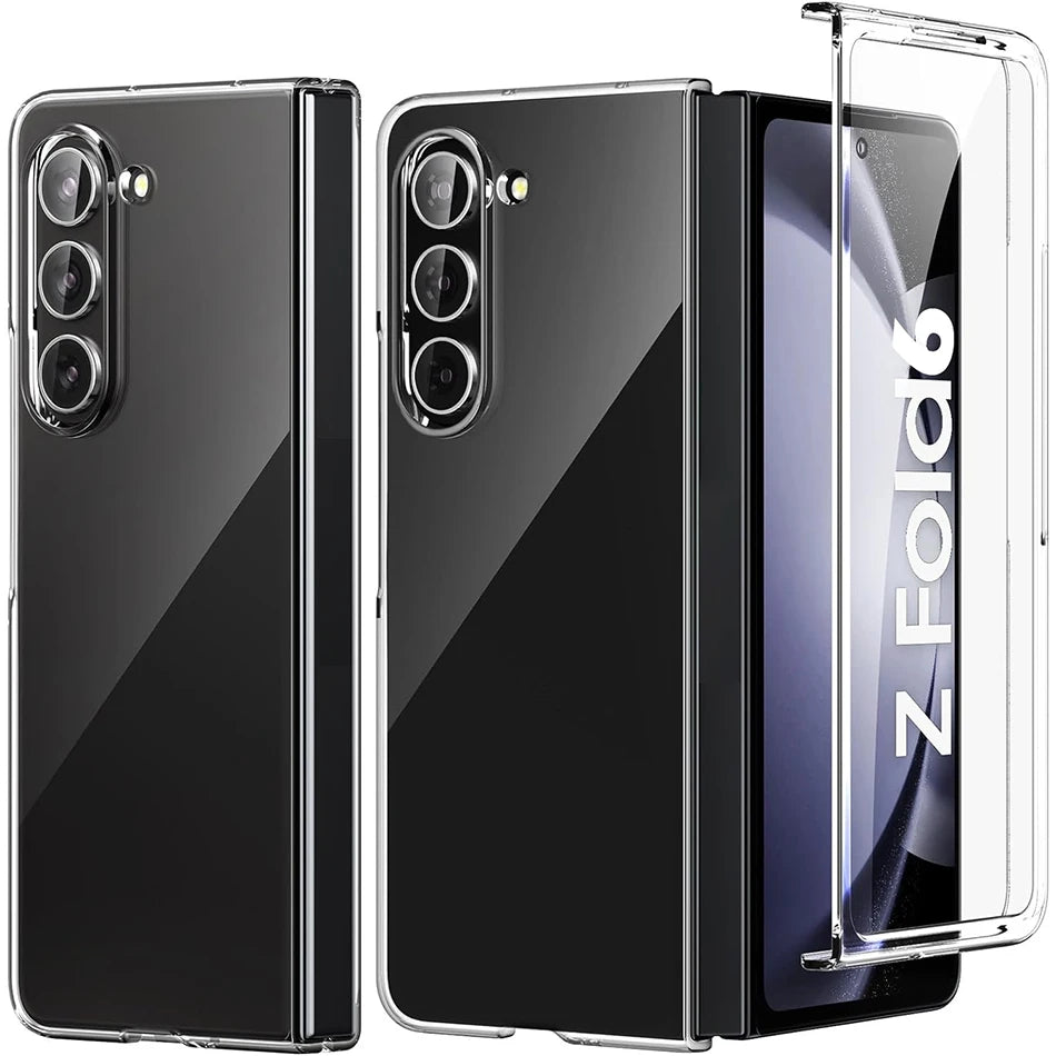 Samsung Galaxy Z Fold Transparent Cristal Hard Shell Cover Case