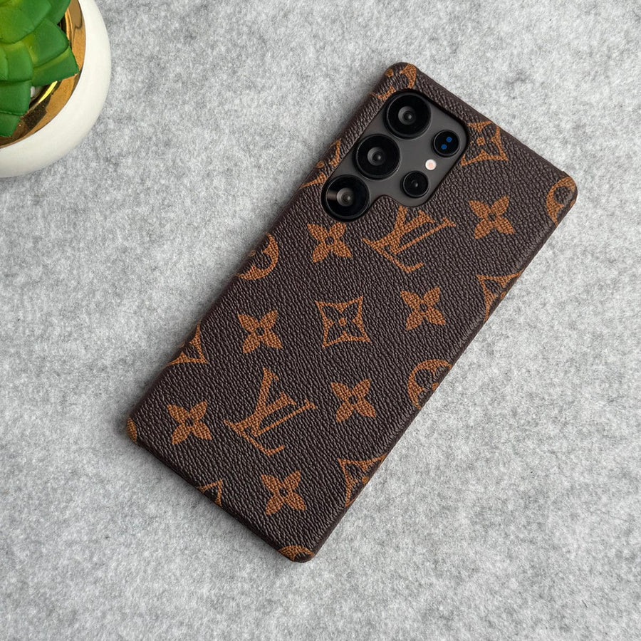 FRATO Designer S25U Samsung Galaxy S25 Ultra Luxury Full PU Leather Designer Case Cover