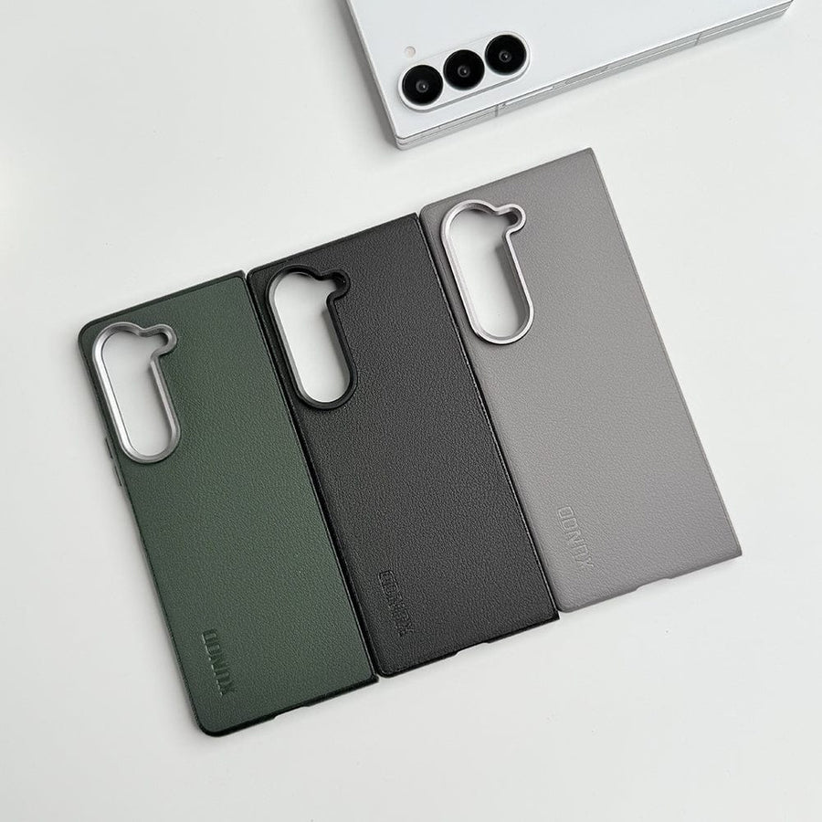FRATO Fold 6 Collection Samsung Galaxy Z Fold 6 Leather Texture Hard Cover