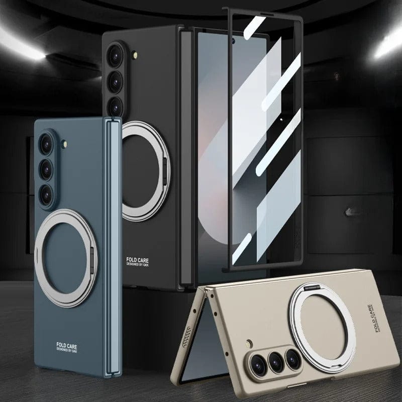 FRATO Fold 6 Collection Samsung Galaxy Z Fold 6 Rotating Bracket Magnetic Ring MagSafe Case
