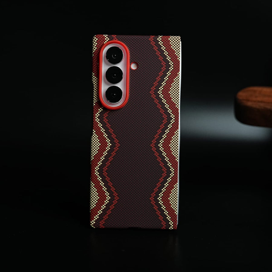 FRATO Fold 7 Collection Premium Zigzag Pattern Case for Galaxy Z Fold 7 | Protective Case