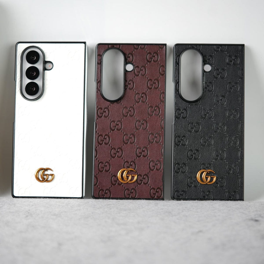 FRATO Fold 7 Collection Samsung Galaxy Z fold 7 Luxury GG Fashion Leather Brand Case Cover