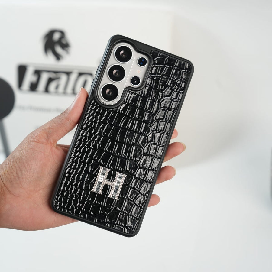 FRATO Galaxy Ultra Series Galaxy Ultra Series Luxury H Style Crocodile Texture Case Cover | Premium Glossy Finish