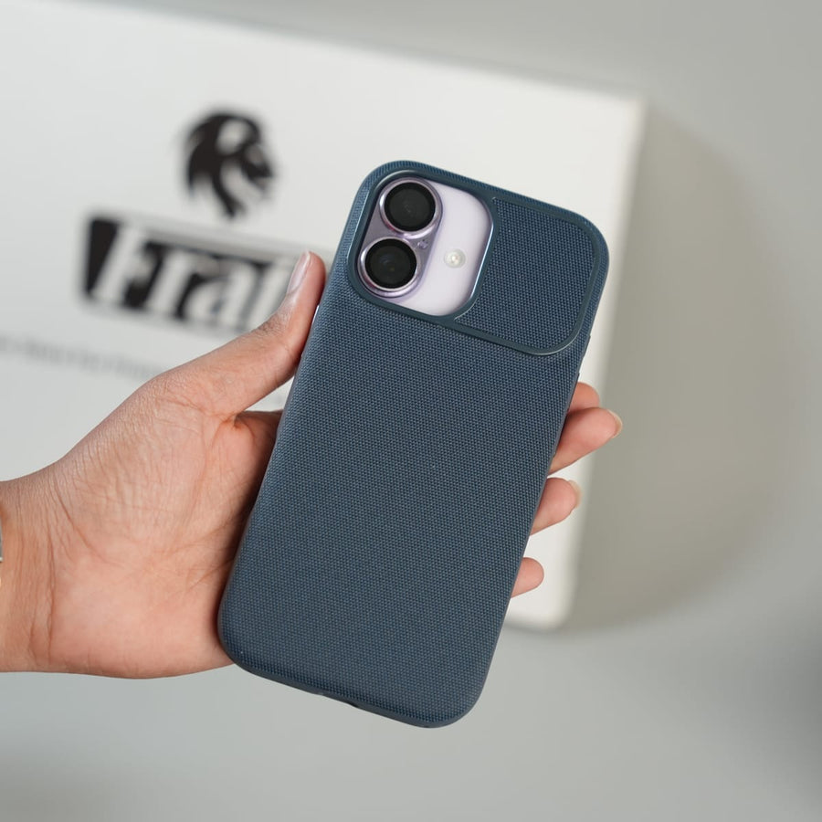 FRATO iPhone 17 Series Blue iPhone 17 Dotted Premium Case With Magsafe Compatibility