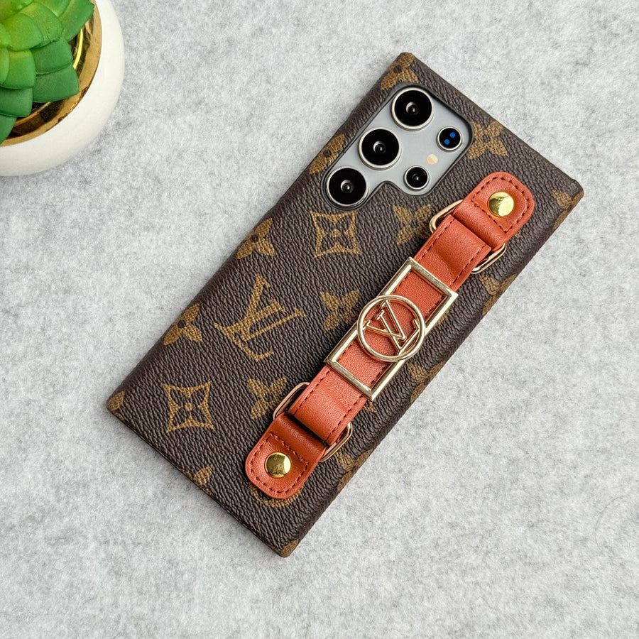 FRATO Samsung S24U Samsung Galaxy S24 Ultra Luxury Brand Strap Holder Cover