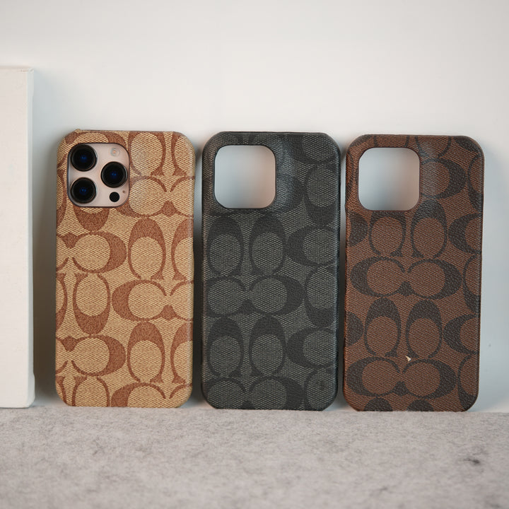 iPhone Luxury CC Brand PU Leather Design Case Cover