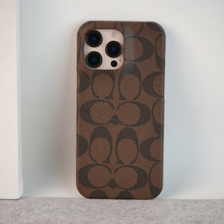 iPhone Luxury CC Brand PU Leather Design Case Cover