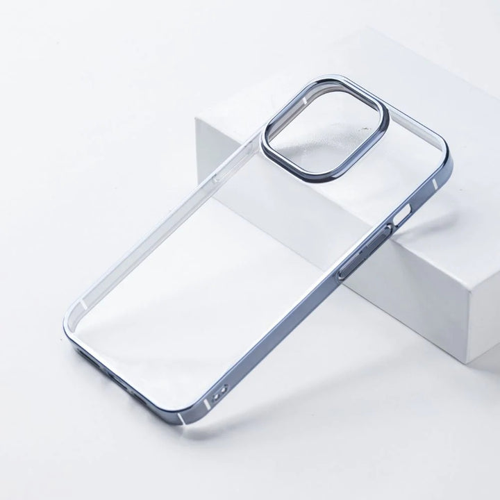 Crystal Clear Chrome Electroplated Bumper iPhone CoverCrystal Clear Chrome Electroplated Bumper iPhone Cover