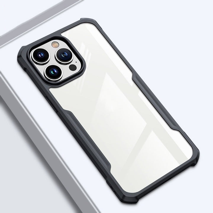 iPhone 14 Series Shockproof Airbags Bumper Transparent Back Case Cover