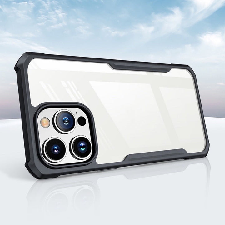 iPhone 14 Series Shockproof Airbags Bumper Transparent Back Case Cover