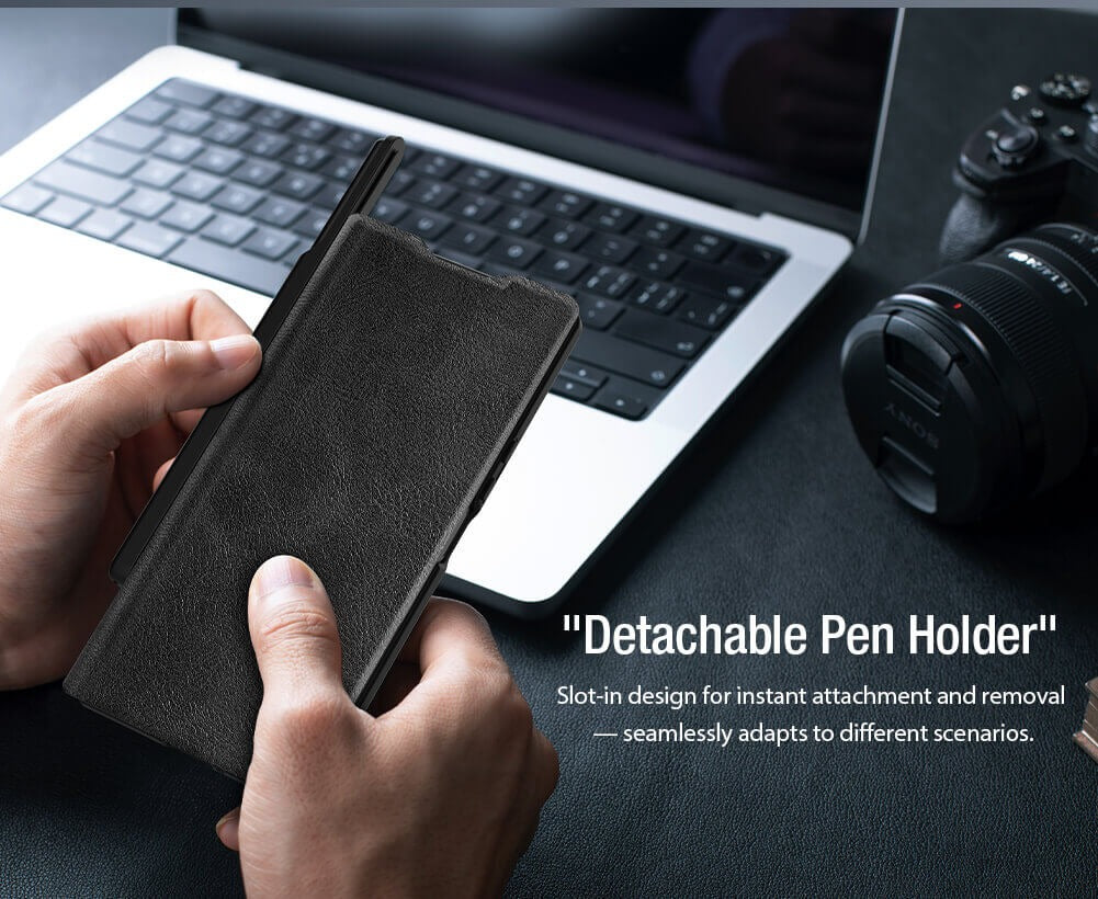 Samsung Galaxy Z Fold7 (Fold 7 5G) Nillkin Qin Pro Leather case for (S-PEN version)