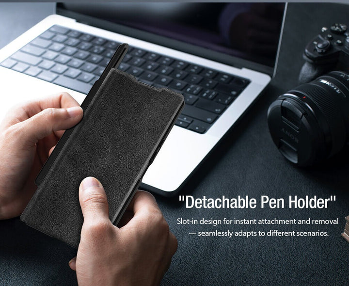 Samsung Galaxy Z Fold7 (Fold 7 5G) Nillkin Qin Pro Leather case for (S-PEN version)