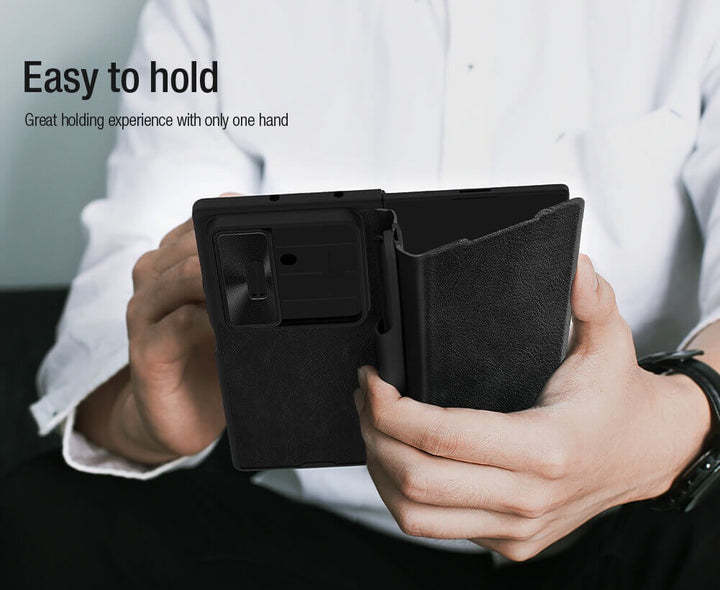 Samsung Galaxy Z Fold7 (Fold 7 5G) Nillkin Qin Pro Leather case for (S-PEN version)