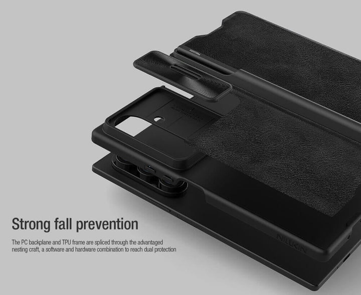 Samsung Galaxy Z Fold7 (Fold 7 5G) Nillkin Qin Pro Leather case for (S-PEN version)
