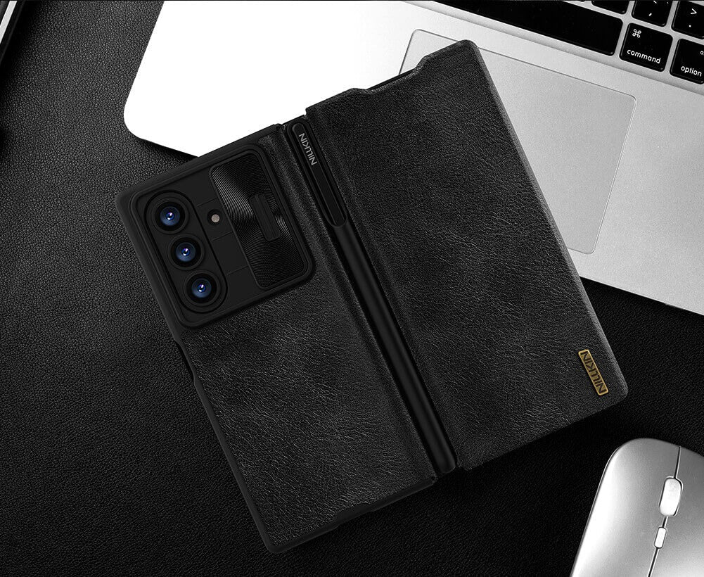 Samsung Galaxy Z Fold7 (Fold 7 5G) Nillkin Qin Pro Leather case for (S-PEN version)