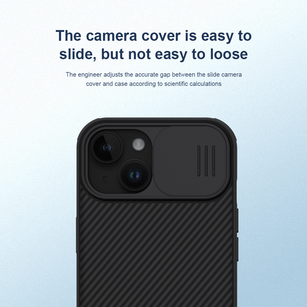 iPhone 15 Nillkin CamShield Pro Case Cover Black