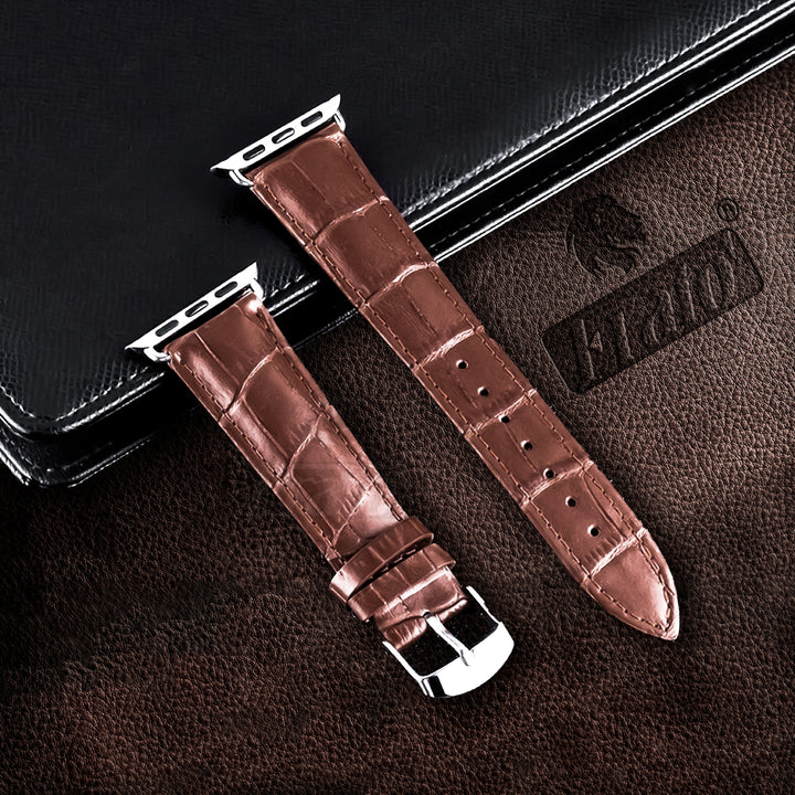 Apple Watch Genuine Brown Leather Strap 42MM / 44MM / 46MM / 49MM