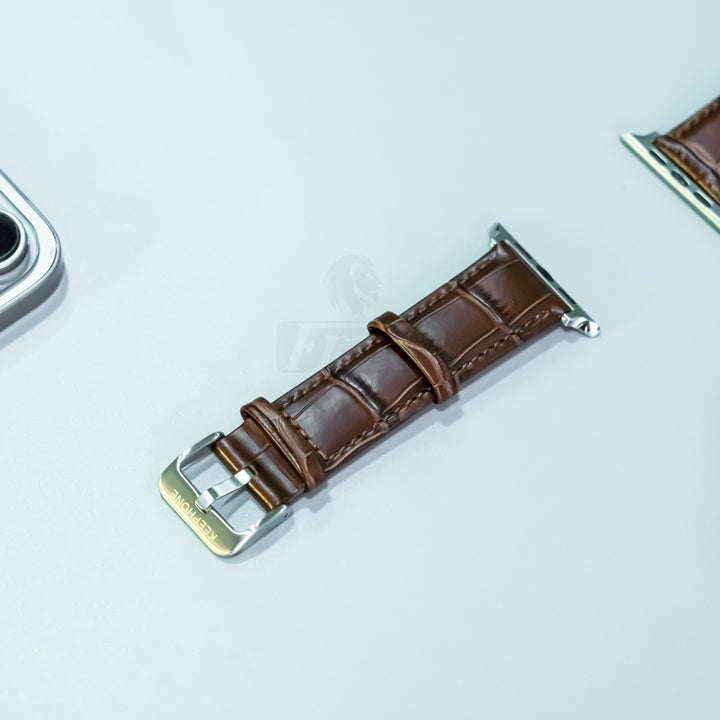 Apple Watch Genuine Brown Leather Strap 42MM / 44MM / 46MM / 49MM