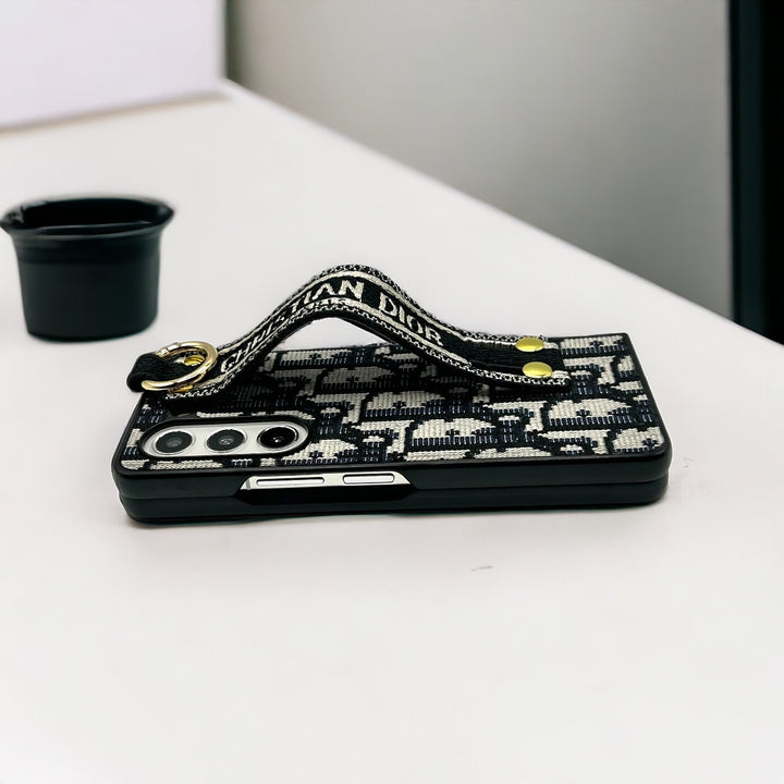 Samsung Galaxy Z Fold 5 CD Belt Embroidery Case Cover