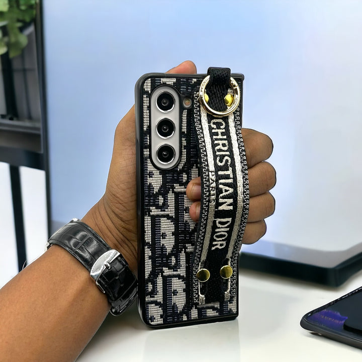 Samsung Galaxy Z Fold 5 CD Belt Embroidery Case Cover