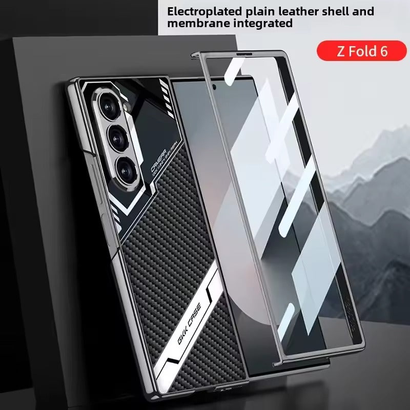 Samsung Galaxy Z Fold 6 GKK Cross Border Electroplated Solid Color Case Cover