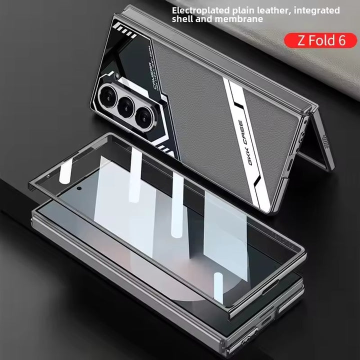 Samsung Galaxy Z Fold 6 GKK Cross Border Electroplated Solid Color Case Cover