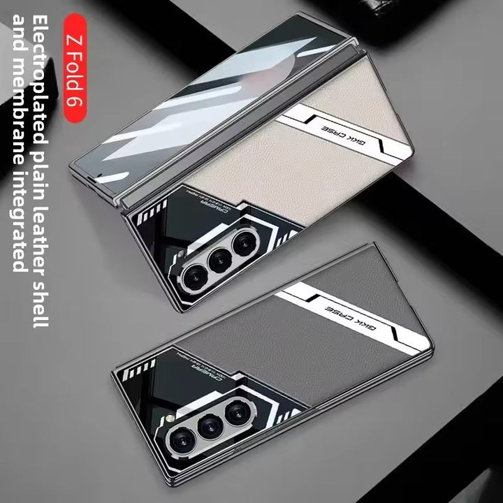 Samsung Galaxy Z Fold 6 GKK Cross Border Electroplated Solid Color Case Cover