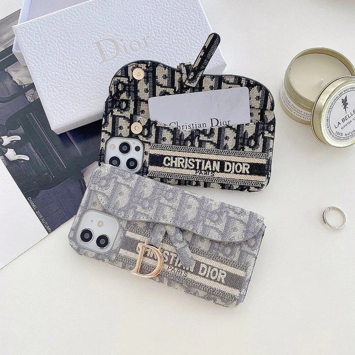 iPhone 15 Series luxury Brand CD Card Holder Case Cover