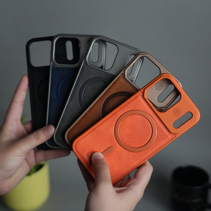 iPhone 17 Pro Max Cover Frameless PU Leather Case