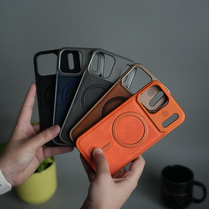 iPhone 17 Pro Max Cover Frameless PU Leather Case