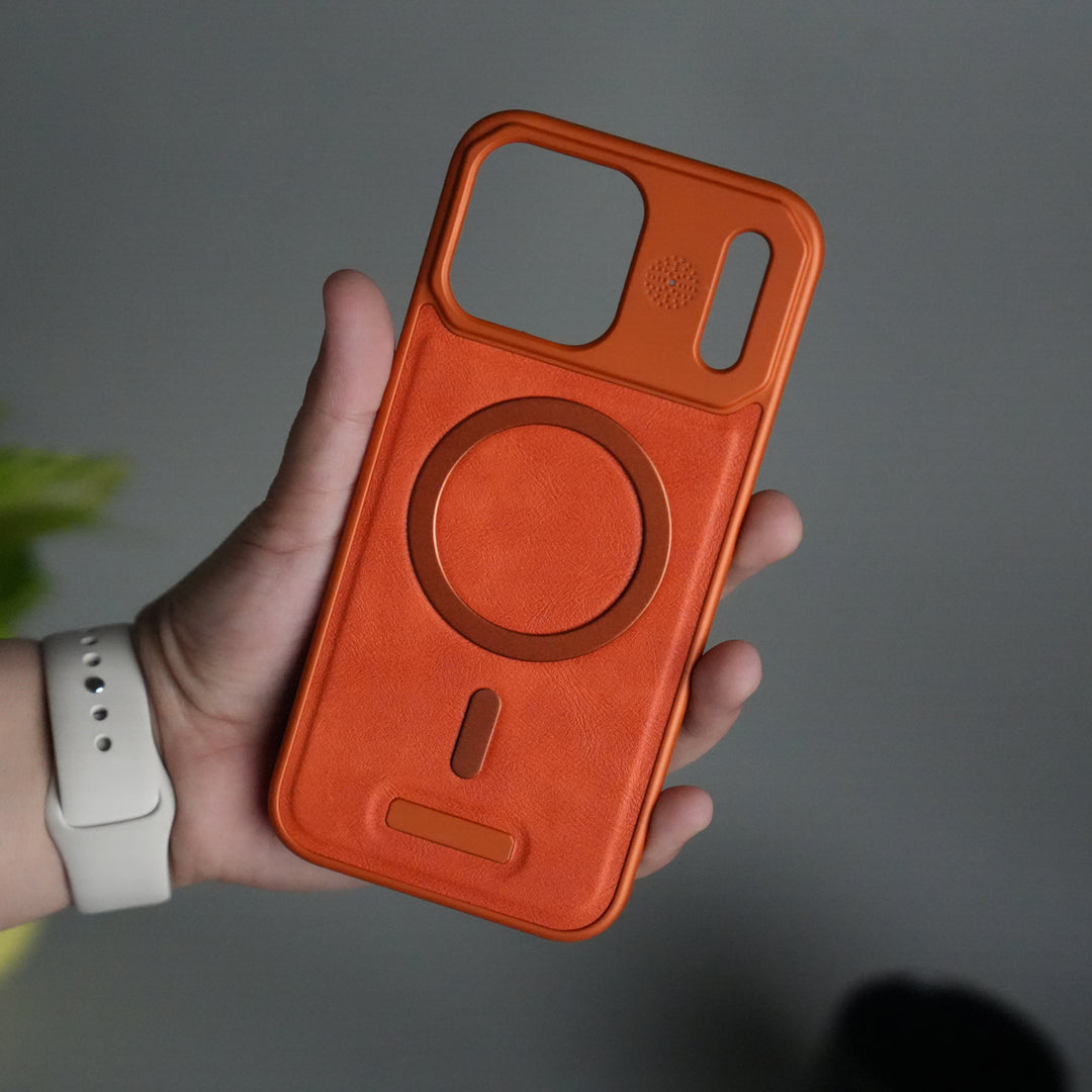 iPhone 17 Pro Max Cover Frameless PU Leather Case