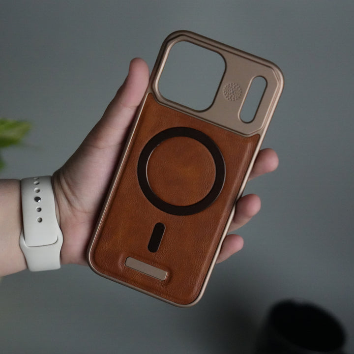 iPhone 17 Pro Max Cover Frameless PU Leather Case