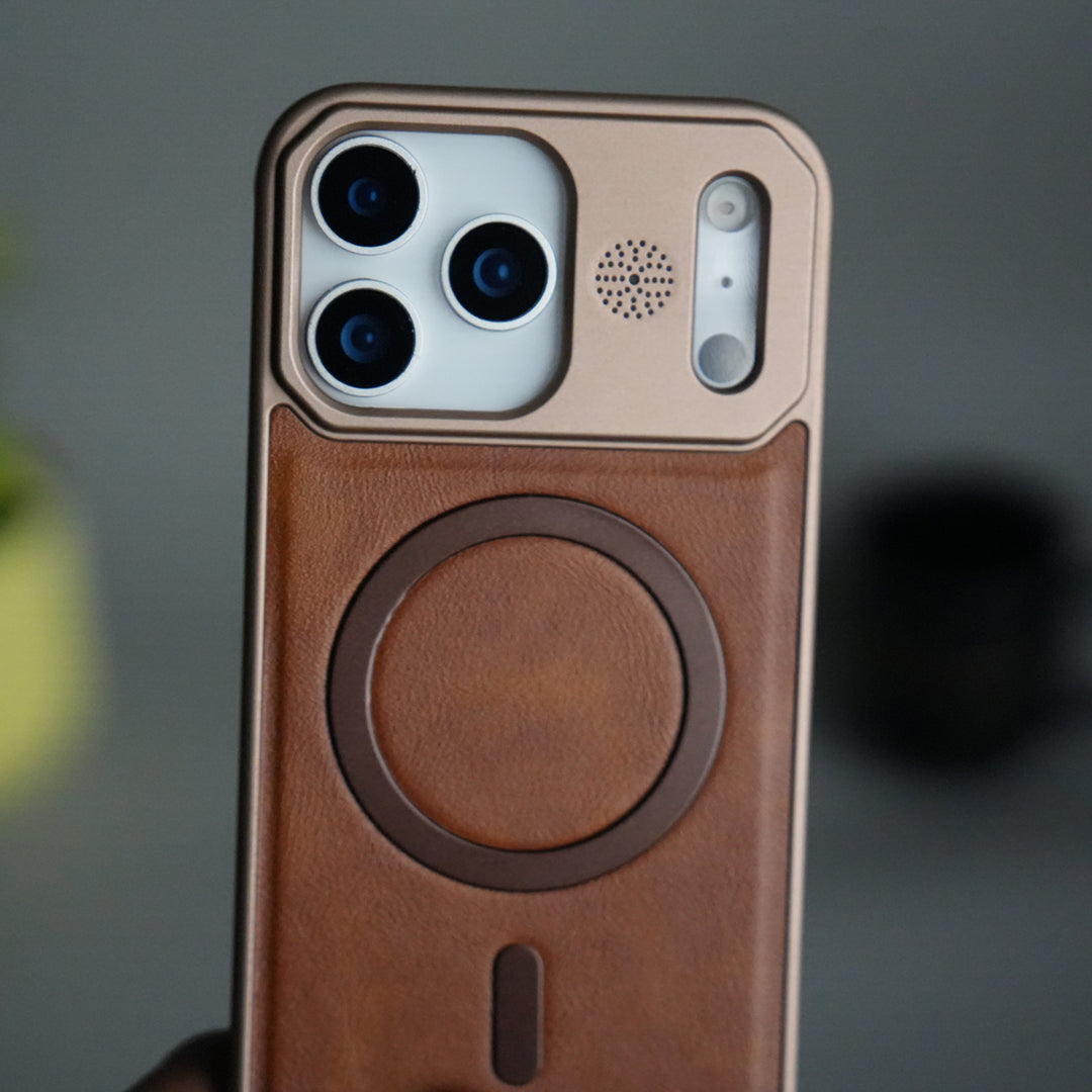 iPhone 17 Pro Max Cover Frameless PU Leather Case