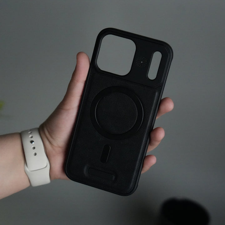 iPhone 17 Pro Max Cover Frameless PU Leather Case