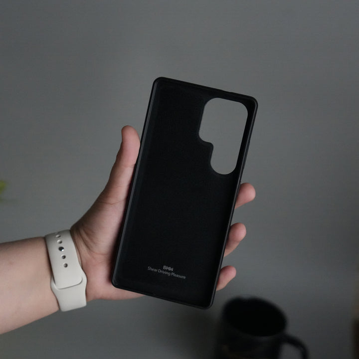 Galaxy S25 Ultra BMW Blue White Line Design Case Cover