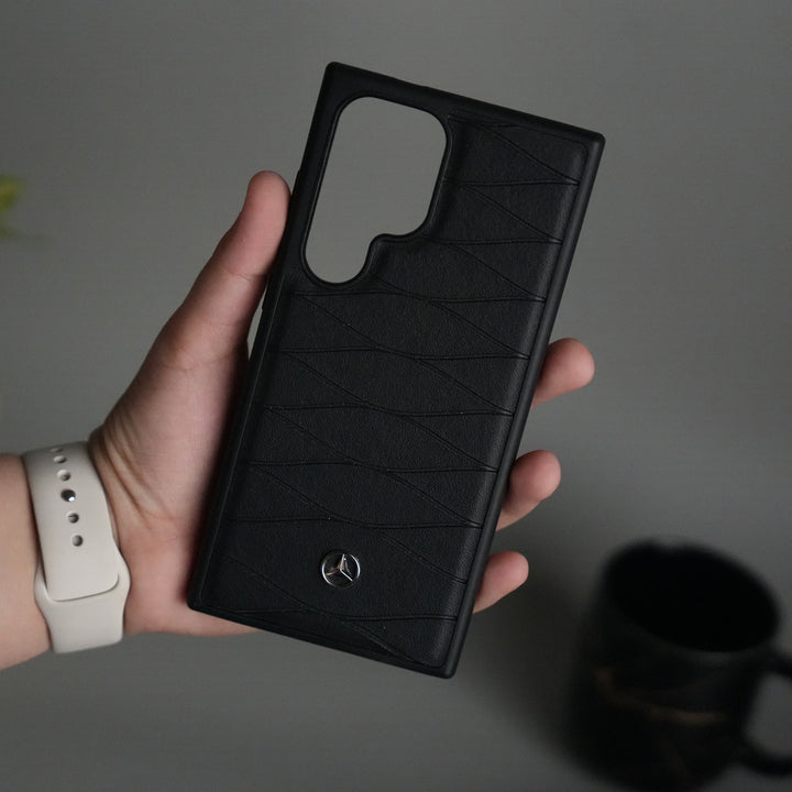 Galaxy S24 Ultra Merc Pattern PU Leather Case Cover