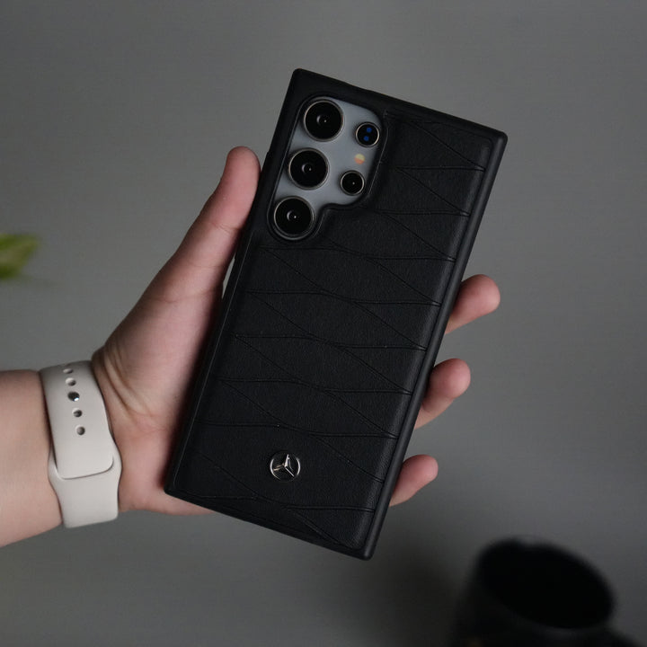 Galaxy S24 Ultra Merc Pattern PU Leather Case Cover