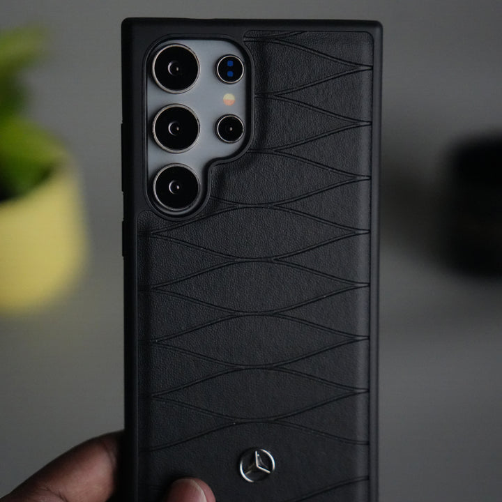 Galaxy S24 Ultra Merc Pattern PU Leather Case Cover