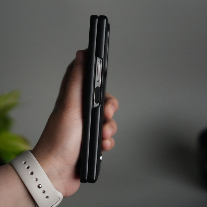 Galaxy Z Fold 6 Merc Pattern PU Leather Case Cover