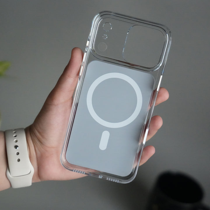 iPhone 17 Pro Crystal Series Hard Transparent MagSafe Case