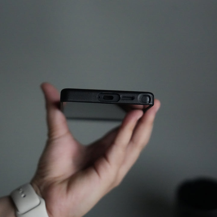 Galaxy S25 Ultra PU Leather Case with Metal Camera Frame & 360° Rotating Metal Stand