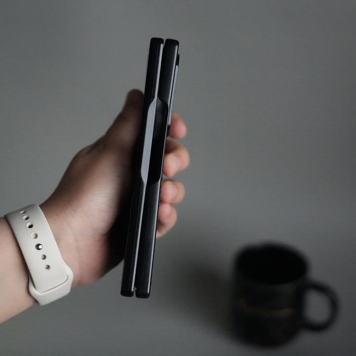 Galaxy Z Fold 6 Carbon Design MagSafe Cover | Hinge Protection | Front Glass Case