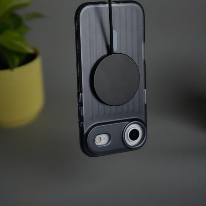 iPhone 17 Air MagSafe Suitcase Design Case | Shockproof Ribbed Texture Back Cover