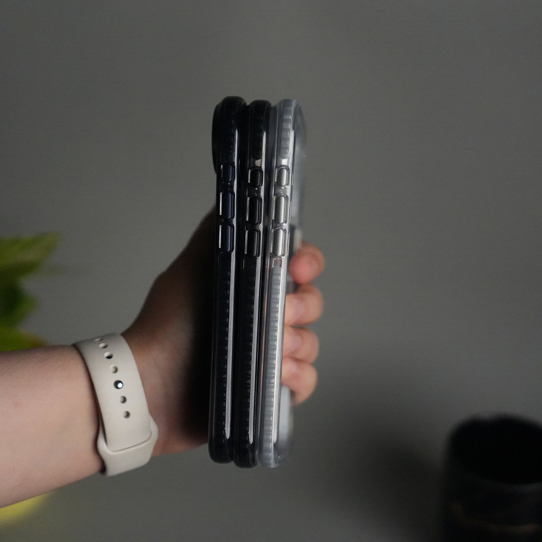 iPhone 17 Air MagSafe Suitcase Design Case | Shockproof Ribbed Texture Back Cover