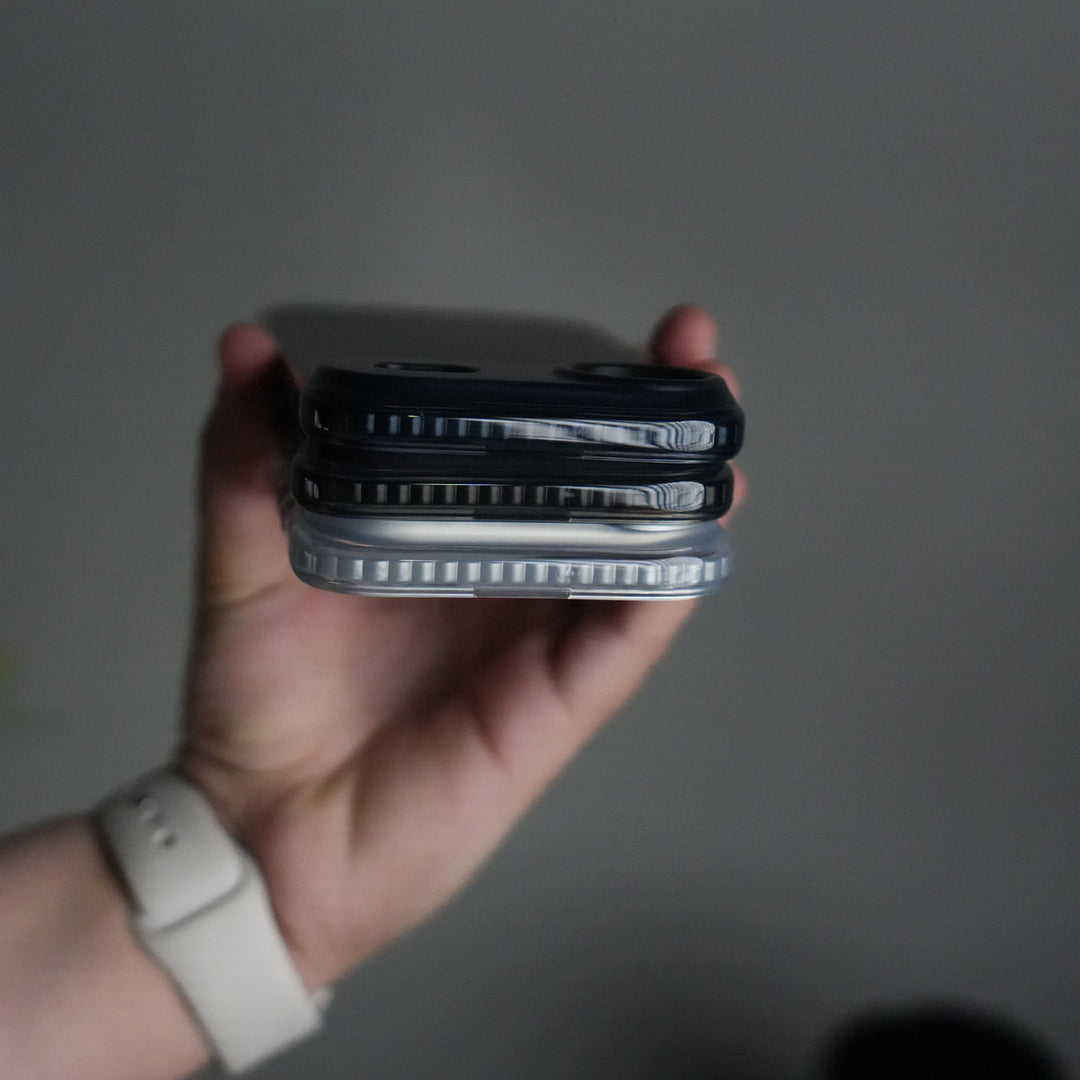 iPhone 17 Air MagSafe Suitcase Design Case | Shockproof Ribbed Texture Back Cover