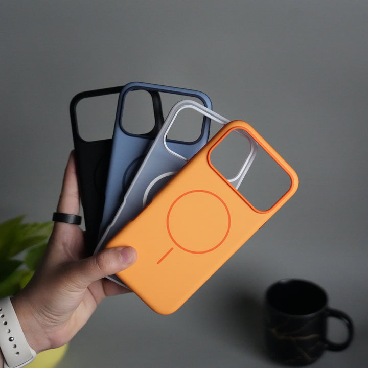 iPhone 17 Pro Soft Touch MagSafe Case | Matte Finish with Color Camera Frame