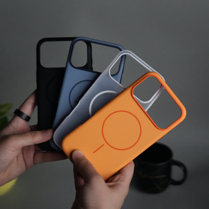 iPhone 17 Pro Soft Touch MagSafe Case | Matte Finish with Color Camera Frame