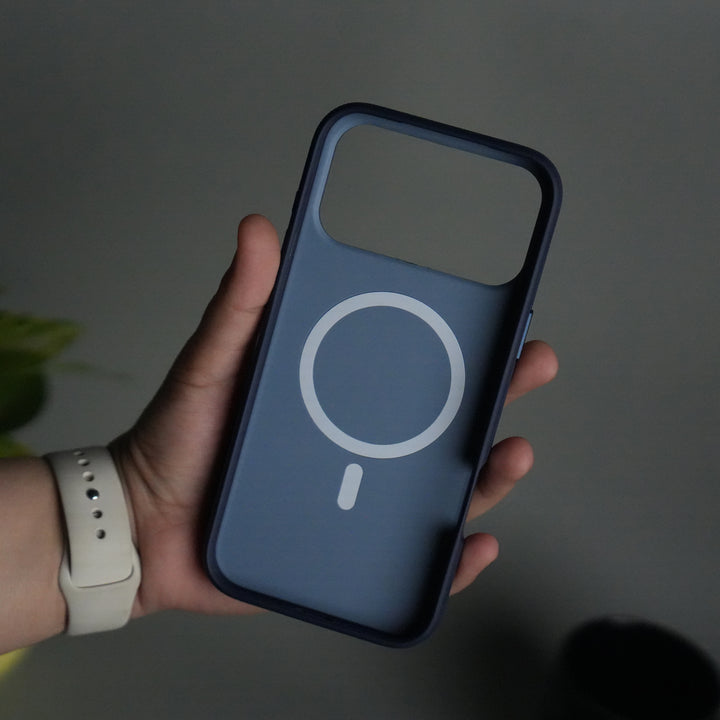 iPhone 17 Pro Soft Touch MagSafe Case | Matte Finish with Color Camera Frame